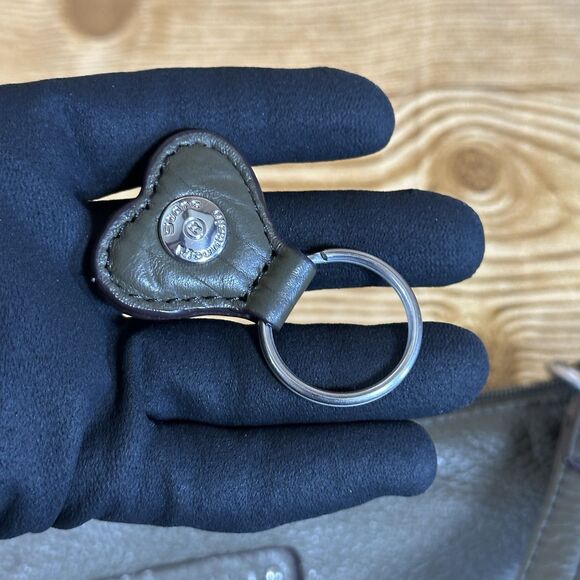 Stone Mountain Hobo Shoulder Bag Green Multiple Compartments Detachable Keychain - Picture 16 of 16